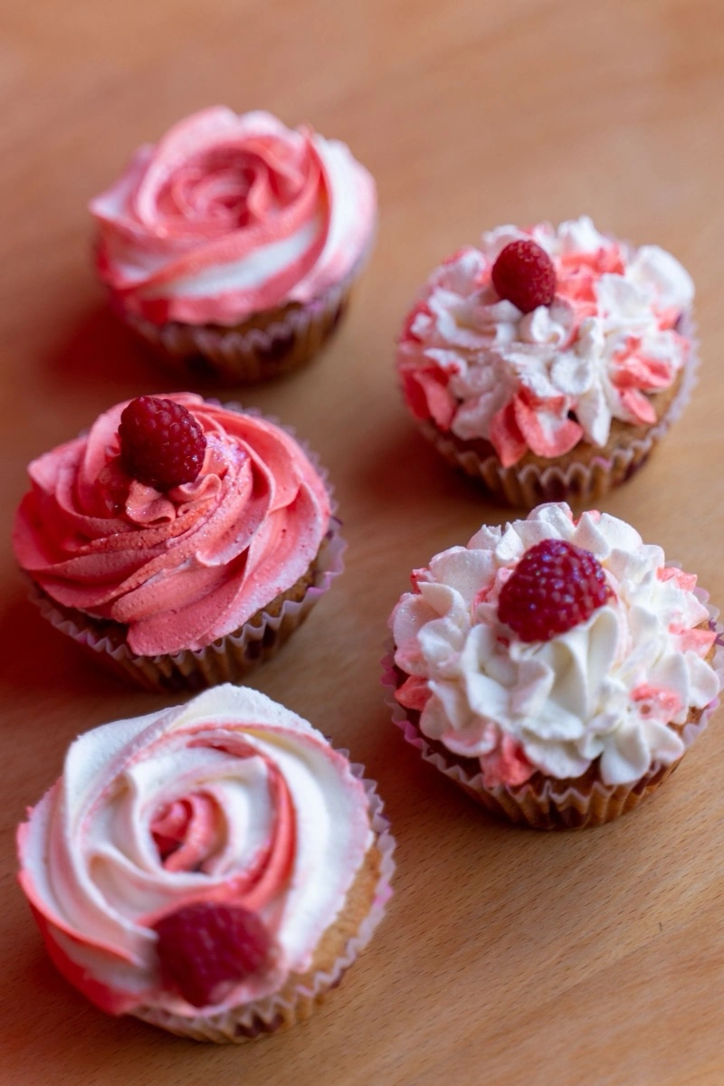 Cupcakes de frambuesa x6